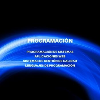 Programación de sistemas, Aplicaciones web, Sistemas de gestión de calidad, Lenguajes de programación